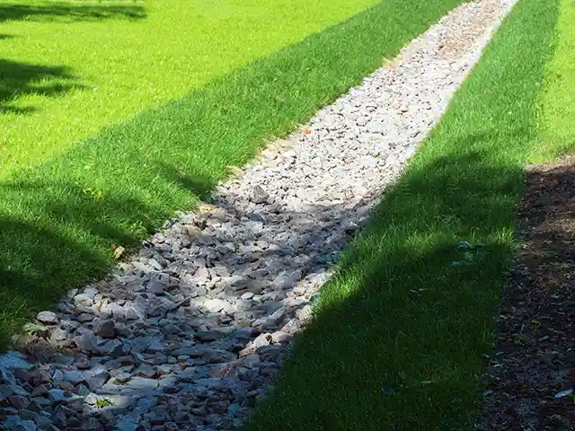 we build and install french drains for remediation