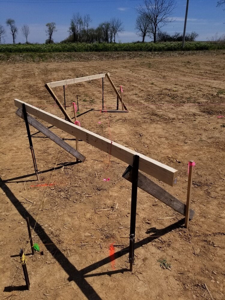 concrete pier installation